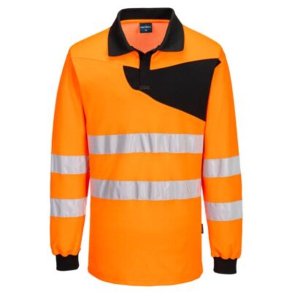 PW2 Hi-Vis Polo Shirt L/S Thumbnail